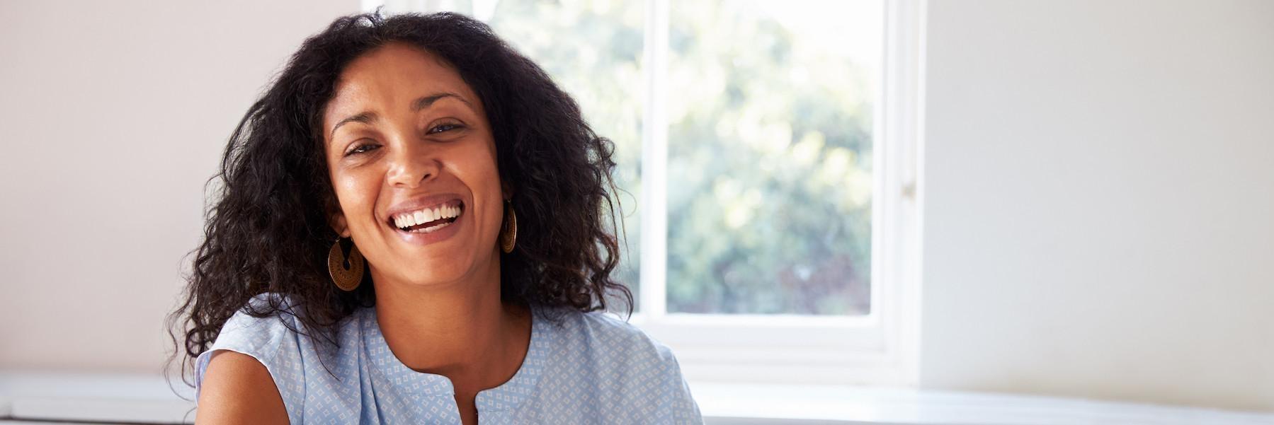 woman with veneers in saint paul