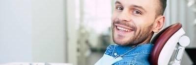 Man at the dentist in Saint Paul