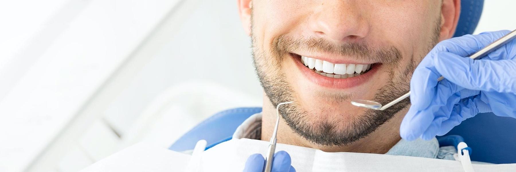 Man at the dentist in saint paul