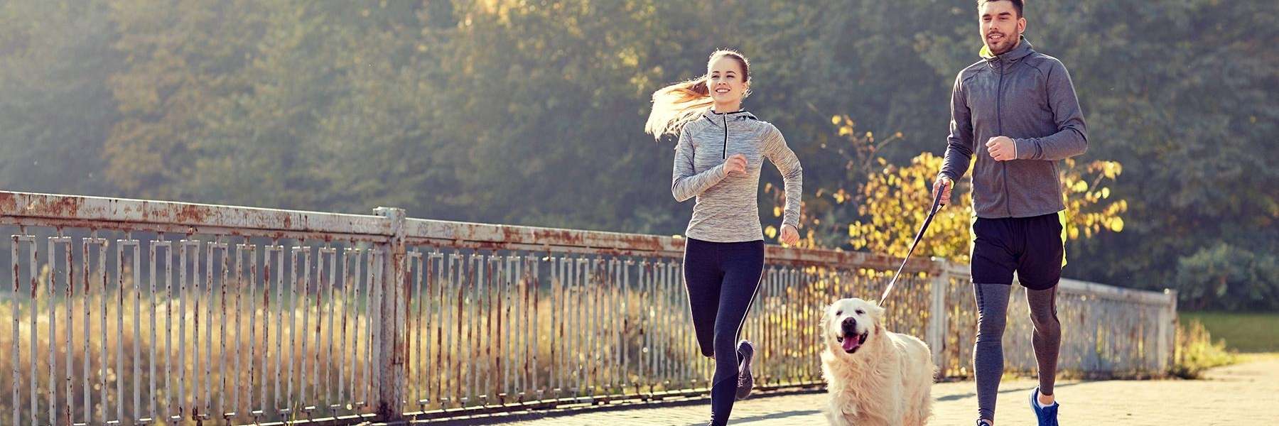 woman running outside | dentist near me